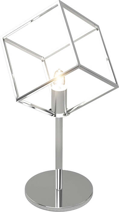 Lampada-Scrivania-Ufficio-Moderna-Frame-Metallo-Cromo-1-Luce-G9