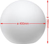 Lampada-Sfera-da-Giardino-40cm-Luce-Illuminazione-Esterno-Attacco-E27-Bianco