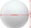 Lampada-Sfera-da-Giardino-40cm-Luce-Illuminazione-Esterno-Attacco-E27-Bianco