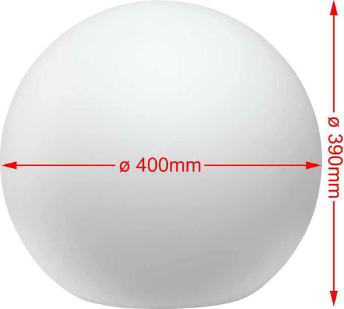 Lampada-Sfera-da-Giardino-40cm-Luce-Illuminazione-Esterno-Attacco-E27-Bianco
