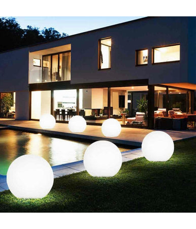 Lampada Sfera Terra Esterno Illuminazione Giardino Luce Palla E27 30 Cm Es50-300