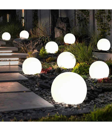Lampada Sfera Terra Esterno Illuminazione Giardino Luce Palla E27 30 Cm Es50-300