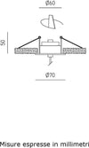Lampada-soffitto-incasso-Gea-Luce-GUYA-SI-bianca-LED-alluminio-sospensione