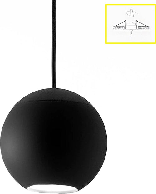 Lampada-soffitto-incasso-Gea-Luce-GUYA-SI-nero-LED-alluminio-sospensione