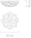 Lampada Soffitto-Parete Slamp Veli Prisma