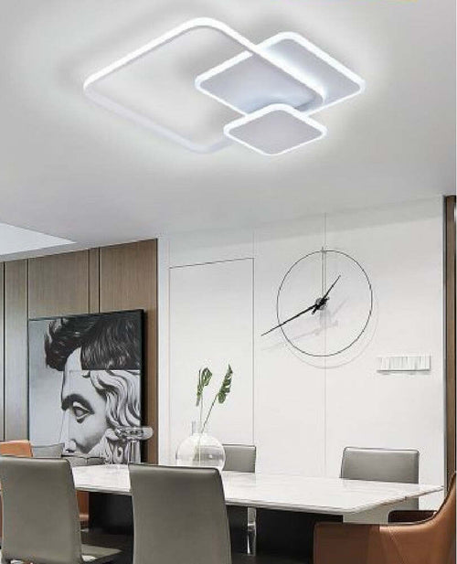 Lampada Da Soffitto Plafoniera Led 48 W Moderno 3 Quadrati Luce 6500k 4000k C31 Casa, arredamento e bricolage > Illuminazione da interno > Lampadari Trade Shop italia - Napoli, Commerciovirtuoso.it