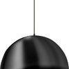 Lampada-sospensione-nera-Gea-Luce-BONELLA-SP-cupola-moderna