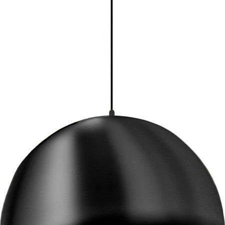 Lampada-sospensione-nera-Gea-Luce-BONELLA-SP-cupola-moderna