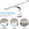 Lampada-Specchio-Bagno-Applique-Parete-60cm-Luce-LED-12W-6500K-960lm-Alluminio