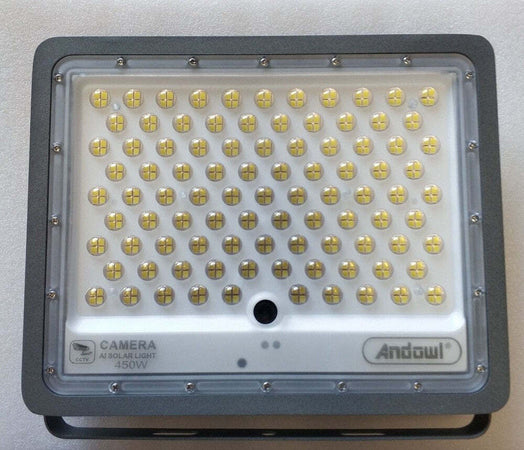 Lampada Stradale 450w Led Con Pannello Solare Proiettore Ip Camera Wifi Q-sx77 Illuminazione/Illuminazione per esterni/Proiettori Trade Shop italia - Napoli, Commerciovirtuoso.it