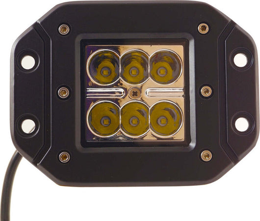 LAMPADA SUPPLEMENTARE FARO PROFONDITA STAFFA AUTO FUORISTRADA 12V 6 LED 18W IP68 Auto e Moto/Parti per auto/Luci lampadine e indicatori/Lampadine/Lampadine per esterno Trade Shop italia - Napoli, Commerciovirtuoso.it