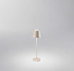 Lampada-Tavolo-Esterno-Mini-Diva-Contemporanea-Alluminio-Sabbia-Led-Luce-Calda