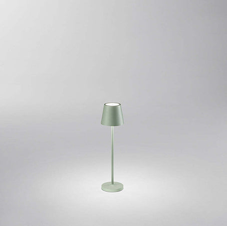 Lampada-Tavolo-Esterno-Mini-Diva-Contemporanea-Alluminio-Salvia-Led-Luce-Calda