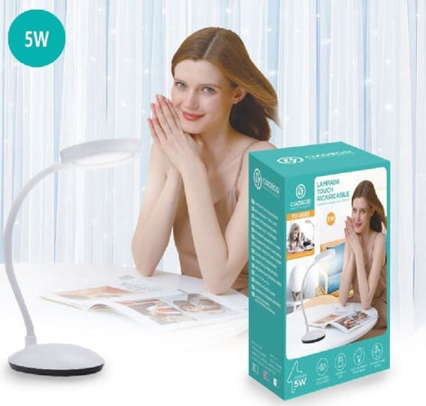 Lampada-Tavolo-Flessibile-Ricaricabile-Pulsante-Touch-5w-3-Intensità-Luce-Tx-9085