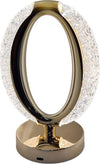 LAMPADA TAVOLO LED RICARICABILE OVALE TIPO CRISTALLO ATMOSFERA DIAMANTE TOUCH Illuminazione/Illuminazione per interni/Lampade/Lampade da tavolo e abat-jour Zencoccostore - Formia, Commerciovirtuoso.it