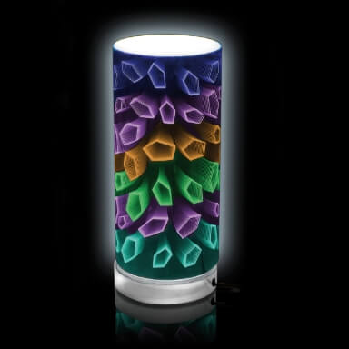 Onelight Lampada da Tavolo Multicolor 3D "T-Diamond"