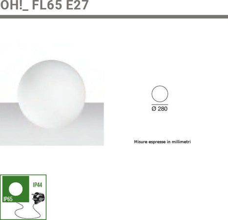 Lampada-terra-moderna-Linea-Light-Group-OH-FL65-16150-LED-abat-jour-polietilene