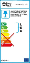 Lampada-terra-moderna-Linea-Light-Group-OH-FL65-16150-LED-abat-jour-polietilene