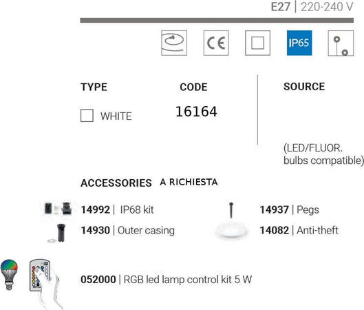 Lampada-terra-moderna-Linea-Light-Group-OH-FL65-E27-16164-LED-abat-jour-polietilene