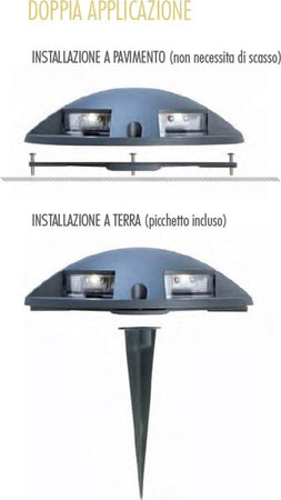 Lampada-terra-moderna-Sovil-illuminazione-UPPER-99111-16-LED-alluminio-segnapasso-calpestabile