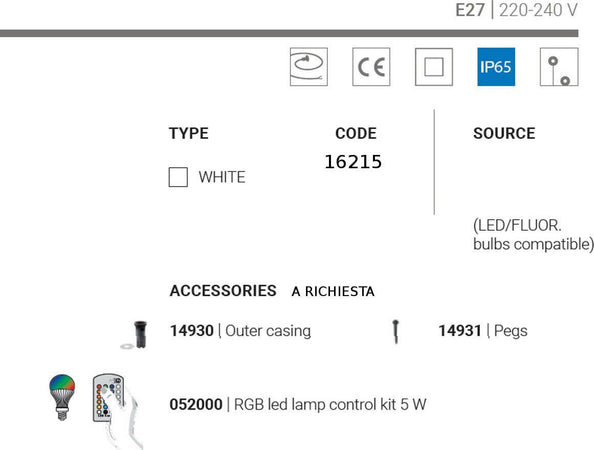 Lampada-terra-moderno-Linea-Light-Group-OH-SMASH-FL65-16215-LED-piantana-sfera-schiacciata-polietilene