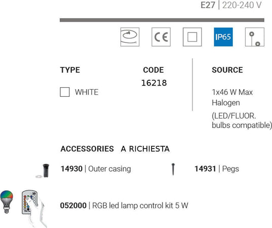 Lampada-terra-moderno-Linea-Light-Group-OH-SMASH-FL65-16218-LED-piantana-sfera-polietilene