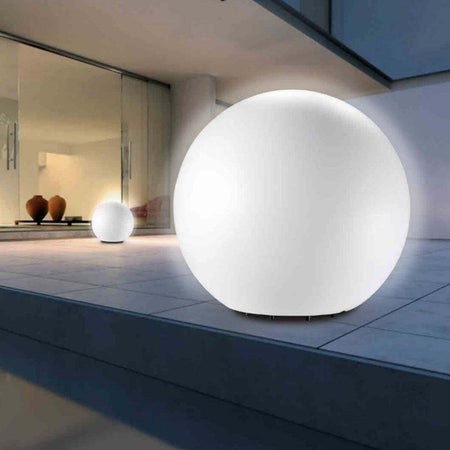 Lampada-terra-PAN-International-SPHERE-EST505-EST506-EST507-E27-LED-sfera-termoplastico