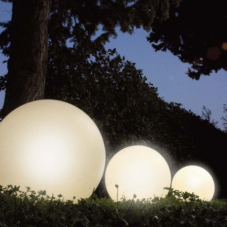 Lampada-terra-PAN-International-SPHERE-EST505-EST506-EST507-E27-LED-sfera-termoplastico