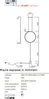 Lampada-Terra-soffitto-Redo-Group-SLICK-01-2197-LED-piantana-sospensione