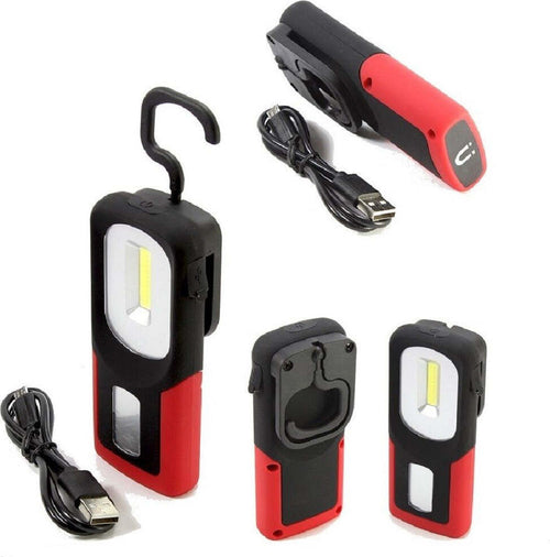 Lampada Torcia Lavoro Calamita Portatile Led Ricaricabile Base Magnetica Gancio Casa, arredamento e bricolage > Bricolage e fai da te > Torce Trade Shop italia - Napoli, Commerciovirtuoso.it