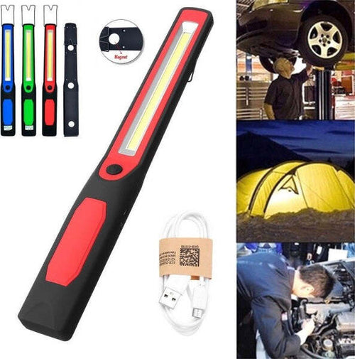 Lampada-Torcia-Lavoro-Calamita-Portatile-Led-Ricaricabile-Doppio-Led-Cob-Rg809-2
