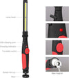 Lampada Torcia Lavoro Calamita Portatile Ricaricabile Slim Regolabile Led Cob Illuminazione/Illuminazione per interni/Lampade/Lampade da lavoro Trade Shop italia - Napoli, Commerciovirtuoso.it