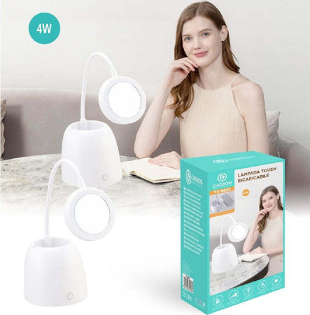 Lampada Touch Tx-9082 Tavolo Led Usb Specchio Ricaricabile 3 Luminosit? Snodabile Illuminazione/Illuminazione per interni/Lampade/Lampade da tavolo e abat-jour Trade Shop italia - Napoli, Commerciovirtuoso.it
