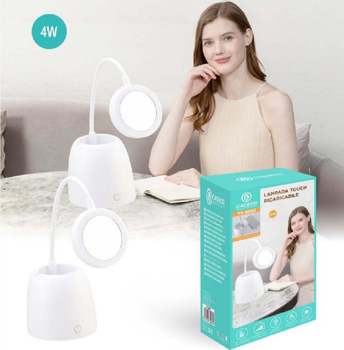 Lampada Touch Tx-9082 Tavolo Led Usb Specchio Ricaricabile 3 Luminosit? Snodabile Illuminazione/Illuminazione per interni/Lampade/Lampade da tavolo e abat-jour Trade Shop italia - Napoli, Commerciovirtuoso.it