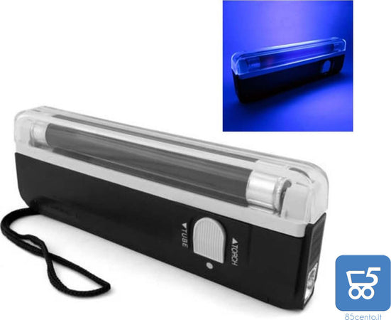 Lampada Ultravioletti con Torcia Portatile Rilevatore ID Banconote Anti Falso