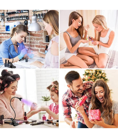 Lampada Unghie Uv 3w Led Usb Testa Regolabile Gel Colla Uv Professionale Manicure