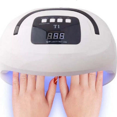 Lampada-Uv-A-Led-Fornetto-Per-Unghie-Professionale-Smalto-Gel-Semipermanente-96w