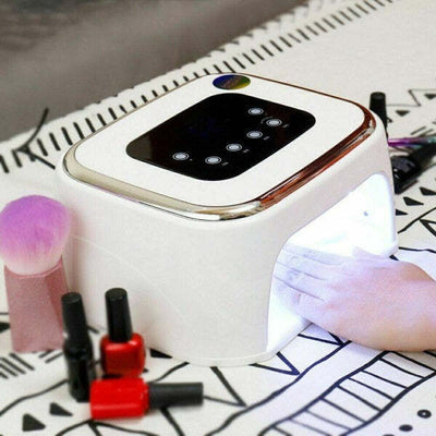 Lampada-Uv-Led-Gel-Unghie-Professionale-99w-Fornetto-Con-Cassa-Bluetooth