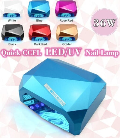 Lampada-Uv-Led-Ricostruzione-Unghie-Nail-Art-Timer-36w-Diamante-Tecnologia-Ccfl