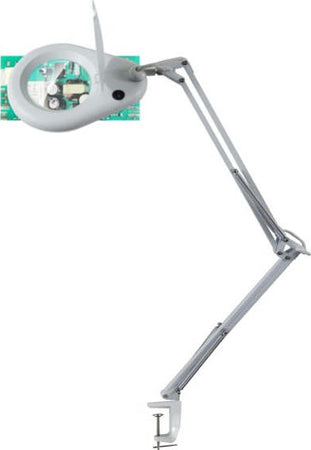 Lampada zoom - Led 6W - lente di ingrandimento - bianco - Unilux Illuminazione/Illuminazione per interni/Lampade/Lampade da tavolo e abat-jour Eurocartuccia - Pavullo, Commerciovirtuoso.it