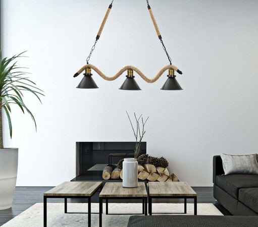Lampadaraio-Cup/Rope-3-Luci-Cm-84X20X88