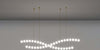 Lampadari-E-Sospensioni-Contemporaneo-Perla-Sfere-Vetro-Opaco-Oro-Led-120W