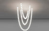 Lampadari-E-Sospensioni-Contemporaneo-Perla-Sfere-Vetro-Opaco-Oro-Led-264W