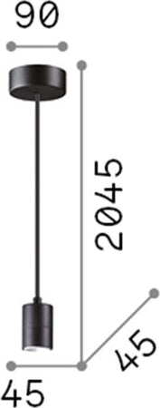 Lampadari-E-Sospensioni-Set-Metallo-Ottone-1-Luce-E27