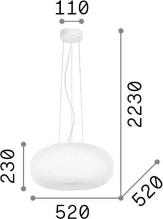 Lampadari-E-Sospensioni-Ulisse-Vetro-Bianco-3-Luci-E27-D52Cm