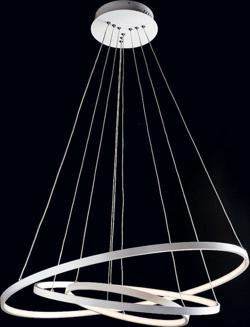 Lampadari-moderni-Illuminando-ANELLI-3-LED-sospensione-metallo-bianco-cerchi-interni-58W-4060LM