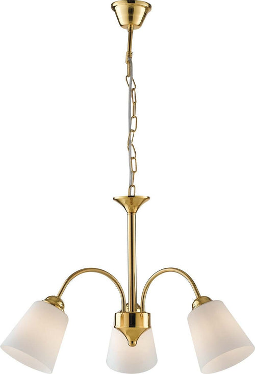 Lampadario 1162 Oro 3Xe14 60X37,9Cm Illuminazione/Illuminazione per interni/Lampadari lampade a sospensione e plafoniere/Lampadari Led Mall Home - Napoli, Commerciovirtuoso.it