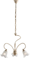 Lampadario-3-Luci-Alice-Ferro-Battuto-Avorio-E-Oro-Vetro-Bianco