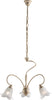 Lampadario-3-Luci-Alice-Ferro-Battuto-Avorio-E-Oro-Vetro-Bianco