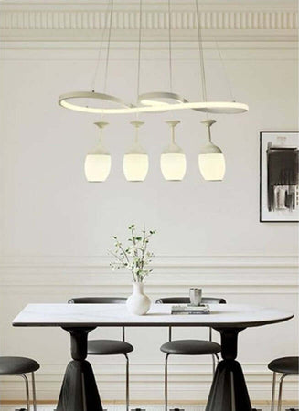 Lampadario-A-Led-Curve-Bianco-4-Punti-Luce-68-Watt-Luce-3000k-4000k-6500k-Lp-24b